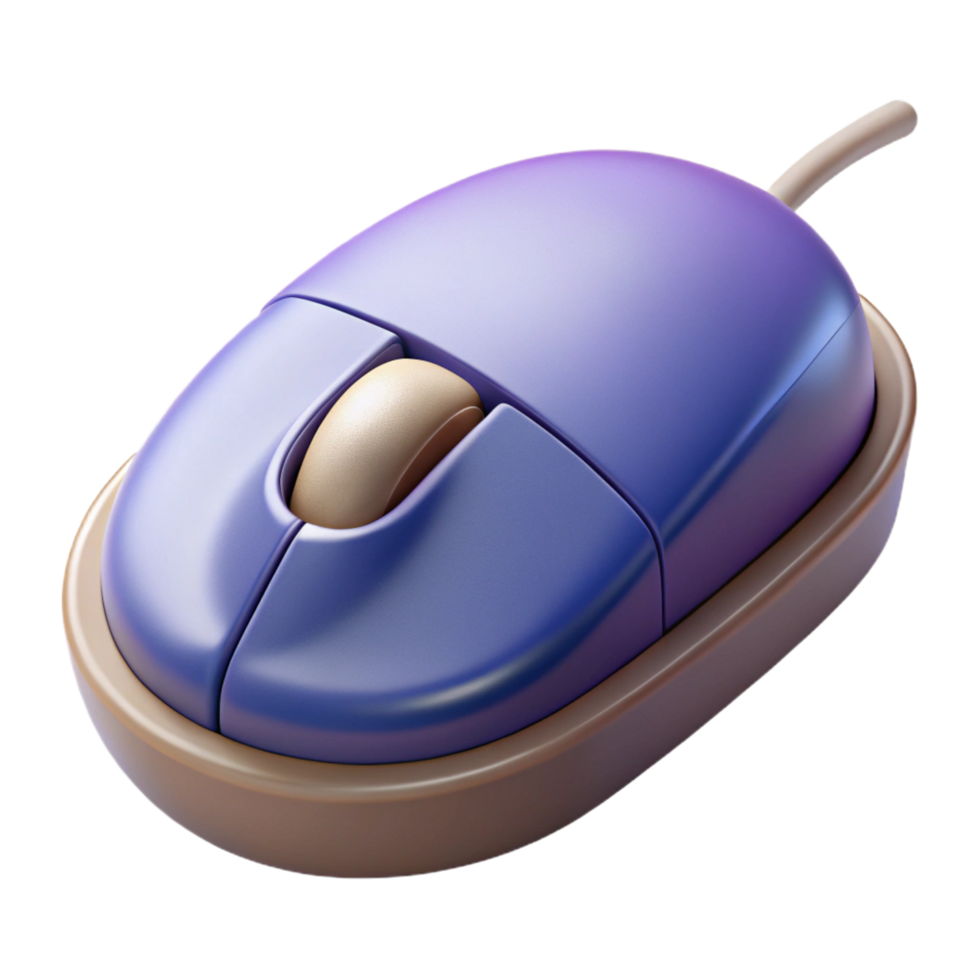 reflective mesmerizing Computer mouse with scroll wheel with Transparent Background perfect clarity png