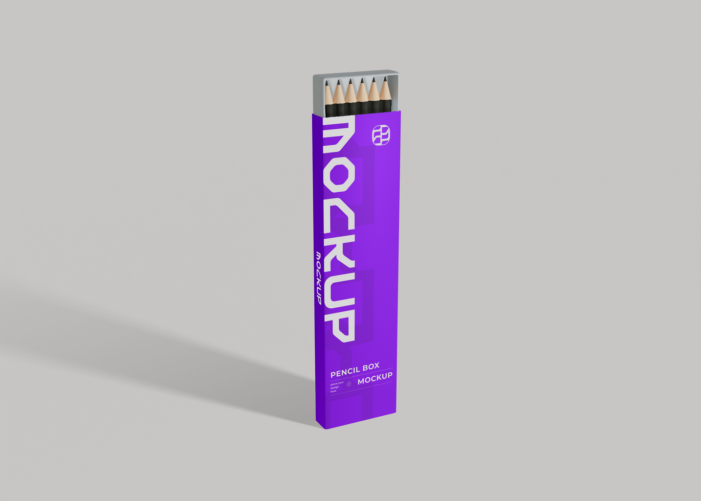 Pencil Pack Mockup for Creative Brand Showcases psd