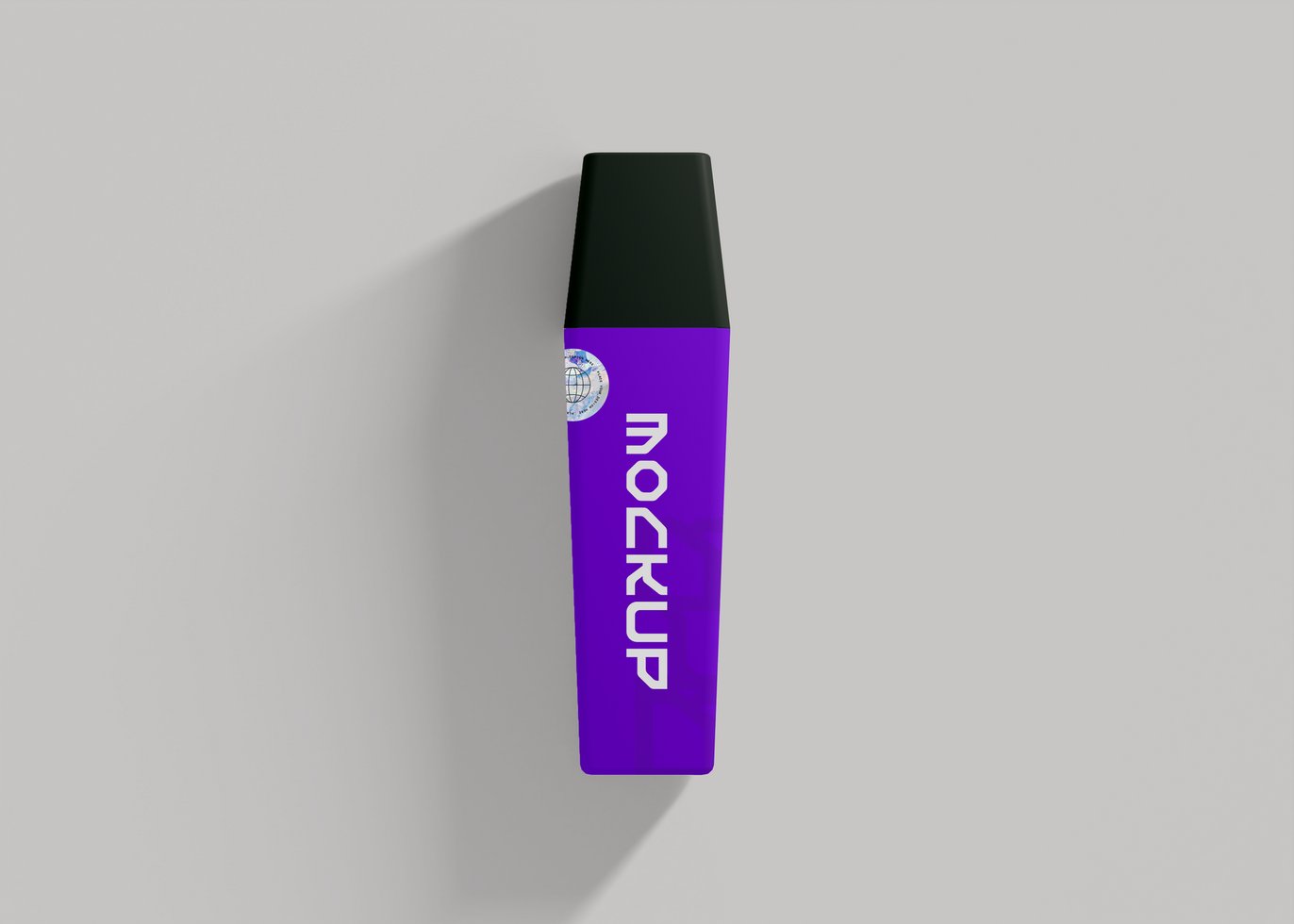 Office Neon Highlighter Marker Mockup psd
