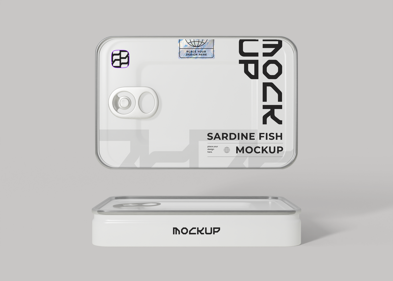 Sardine Tin Can Mockup psd