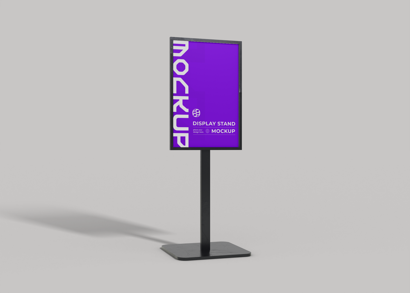 Retail Display Stand Mockup psd