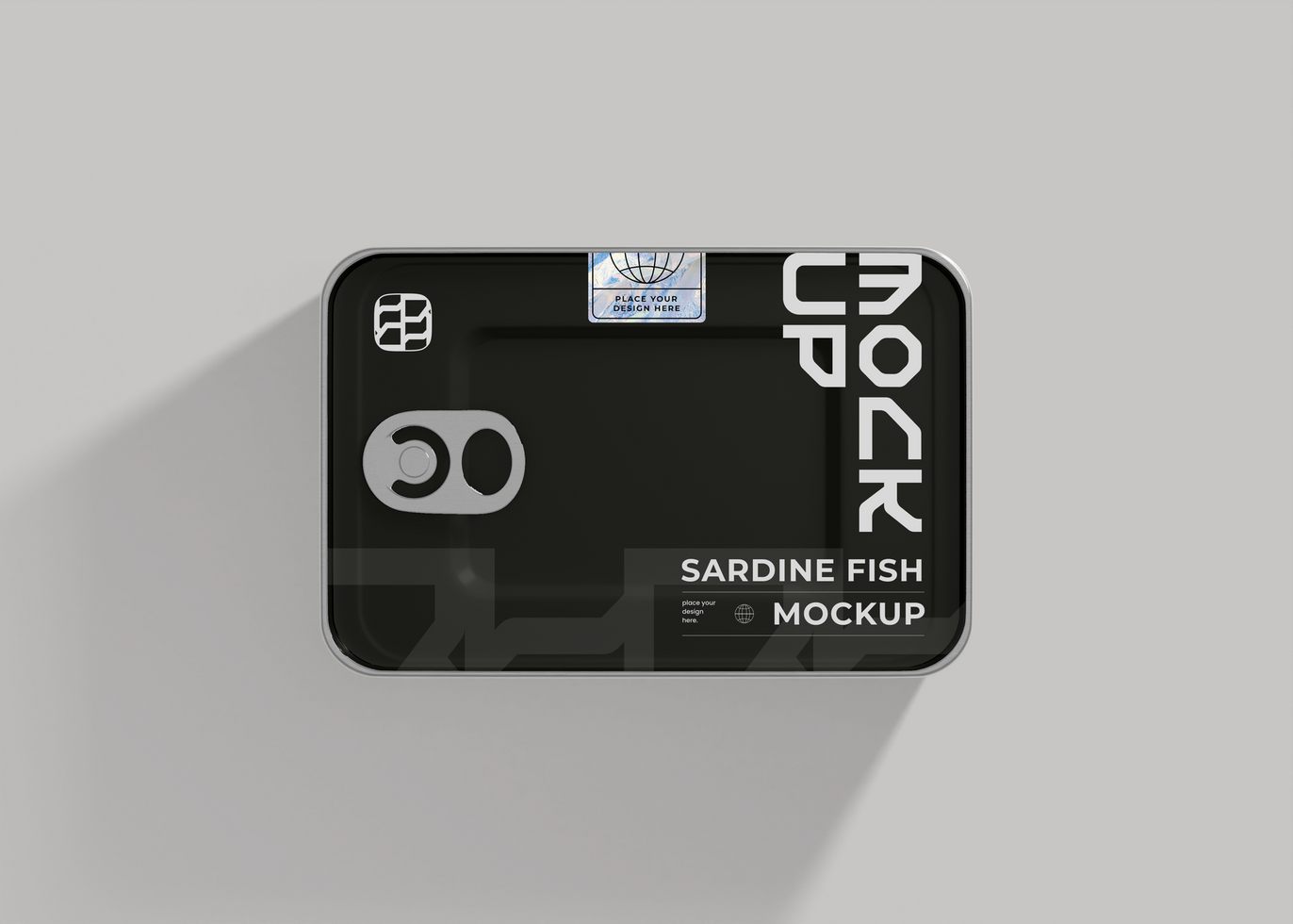 Sardine Tin Mockup for Realistic Packaging Concepts psd