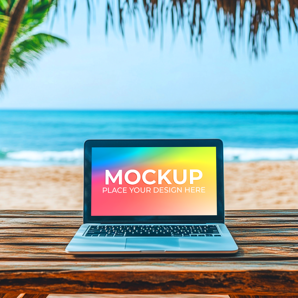 Laptop for Visual Product Display psd