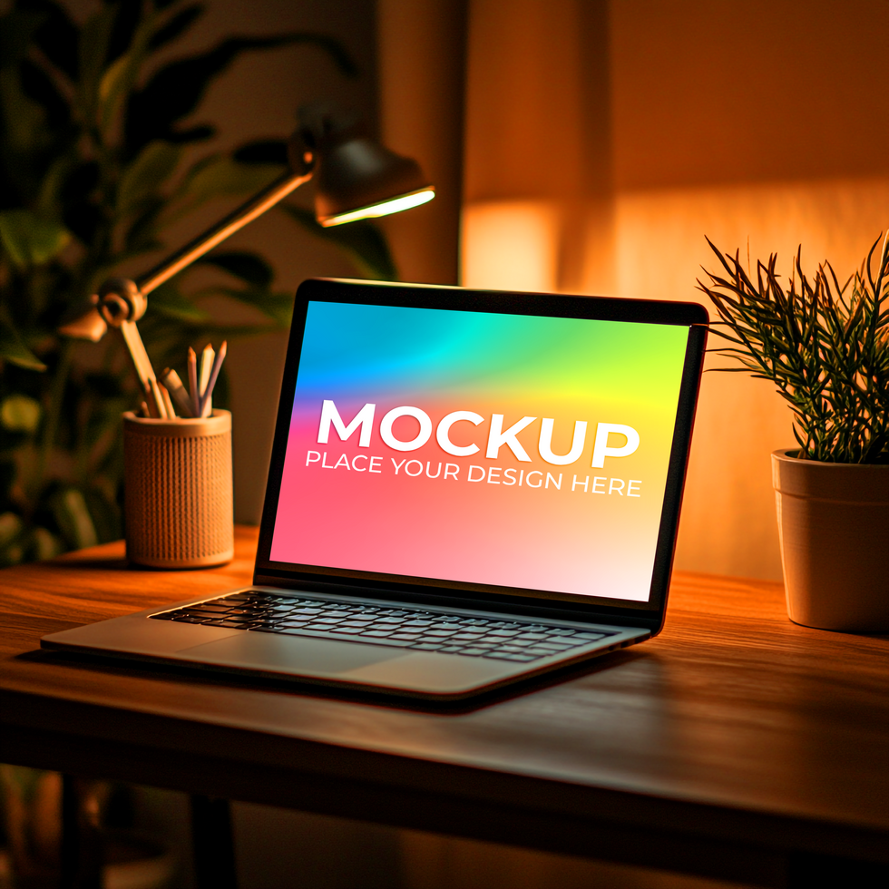 Blank Laptop for Software Demo Showcase psd
