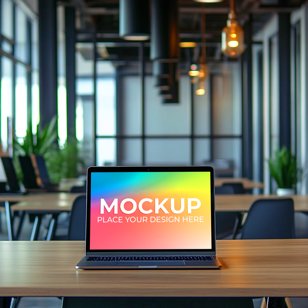 Professional Laptop for Interface Projects psd