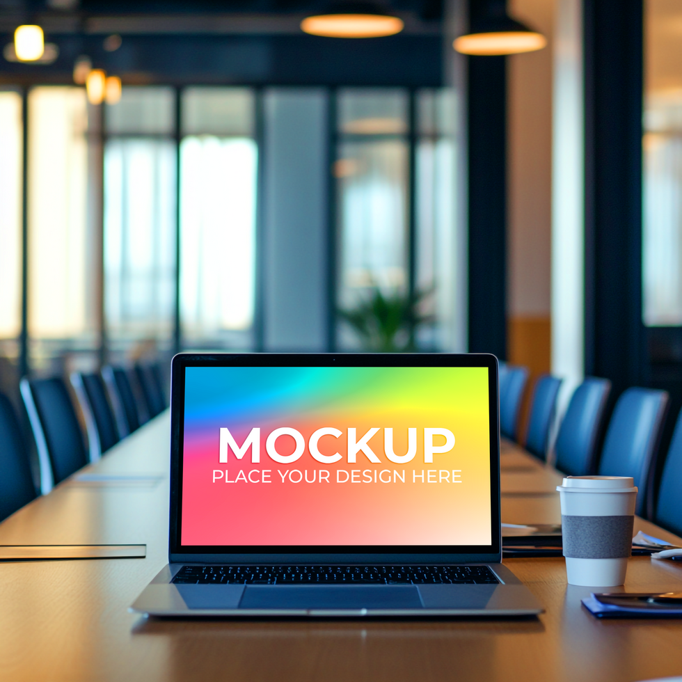 Realistic Laptop Frame for Product Mockup psd