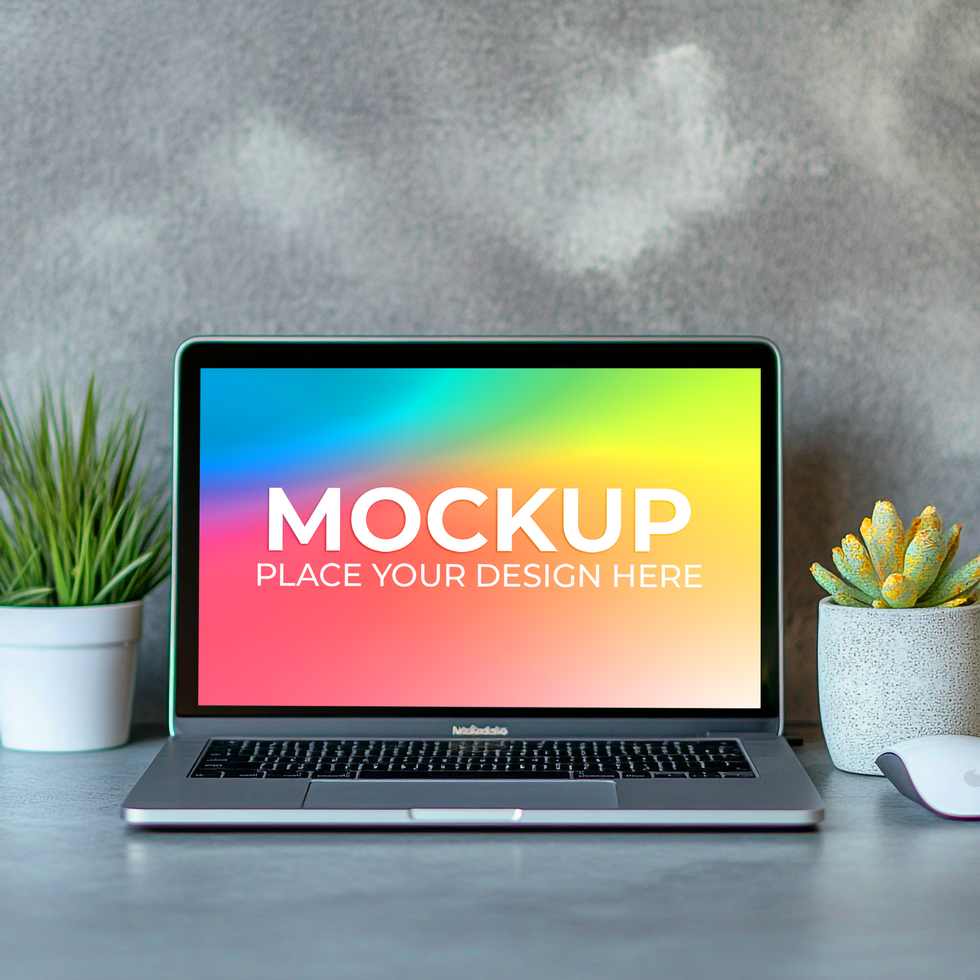 Blank Laptop for Interface Presentation psd
