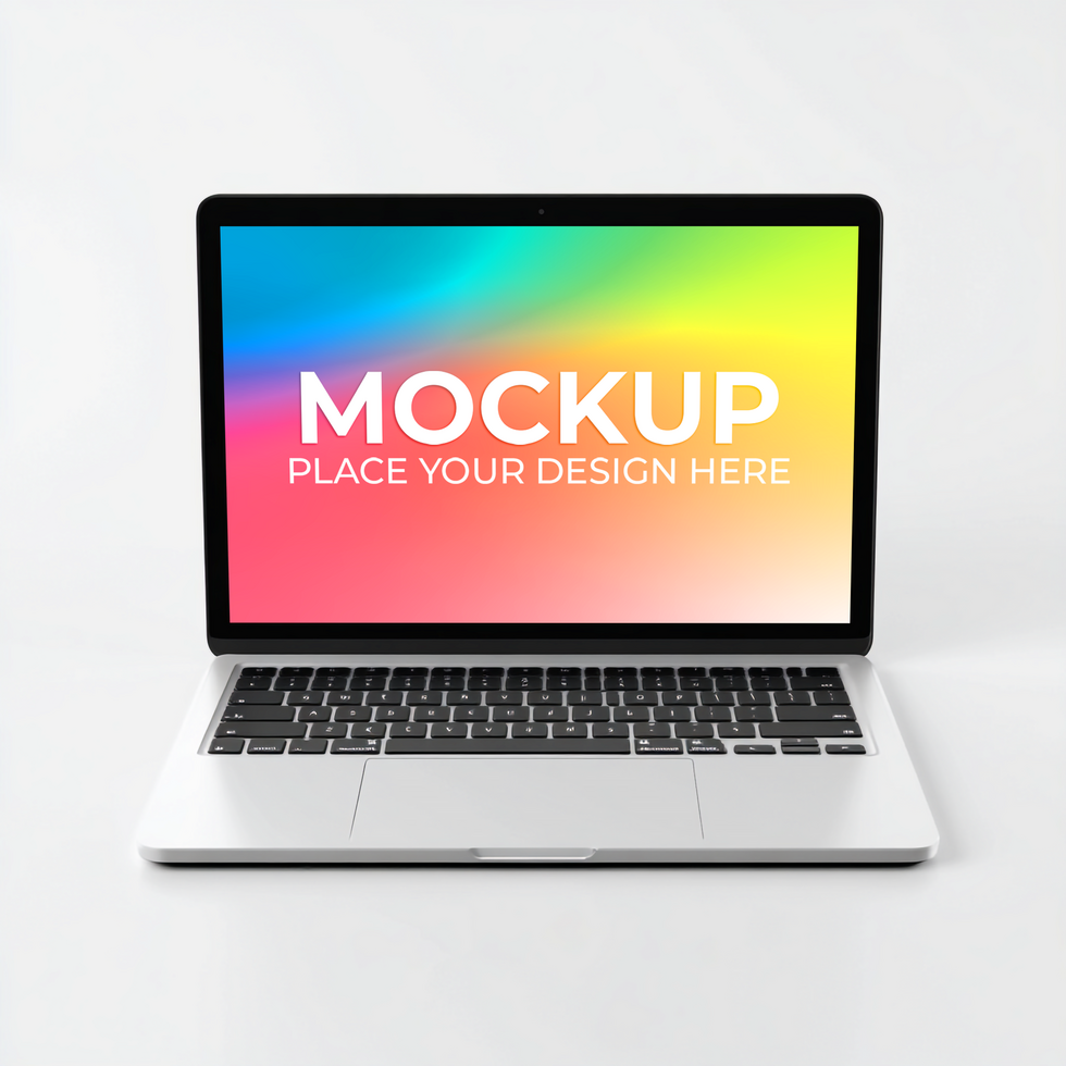 Laptop Mockup Scene for Digital Creatives psd