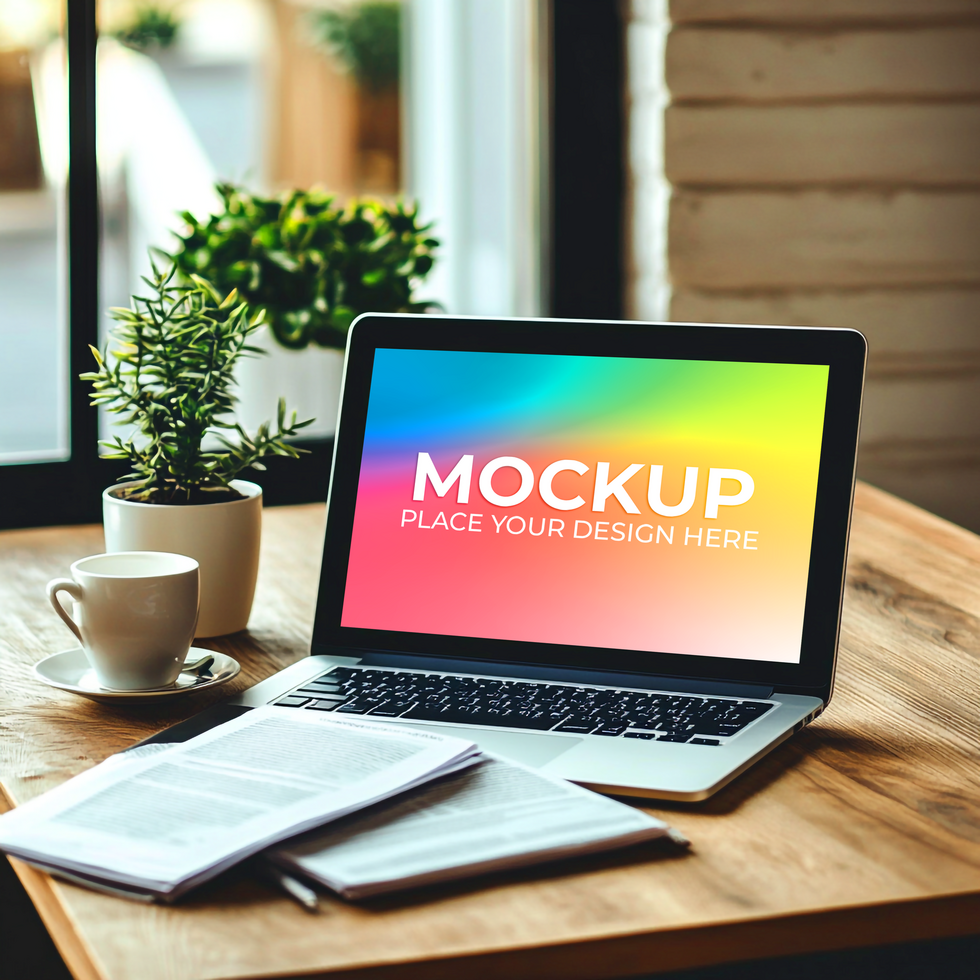Showcase Your Web Design on Laptop psd