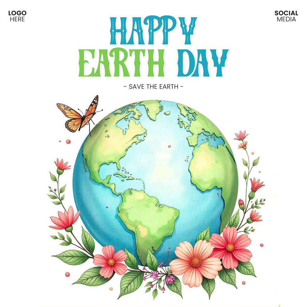 Social Media Template for Earth Day Promotions Download Free psd