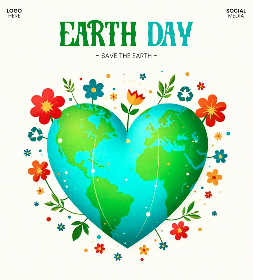 Free Template for Earth Day Post Perfect for Instagram and Facebook psd