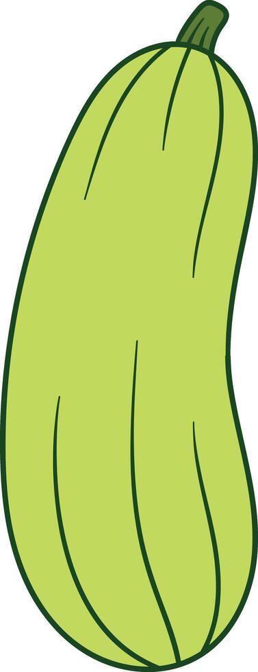 Cucumbar Icon. Illustration of fresh cucumber vector