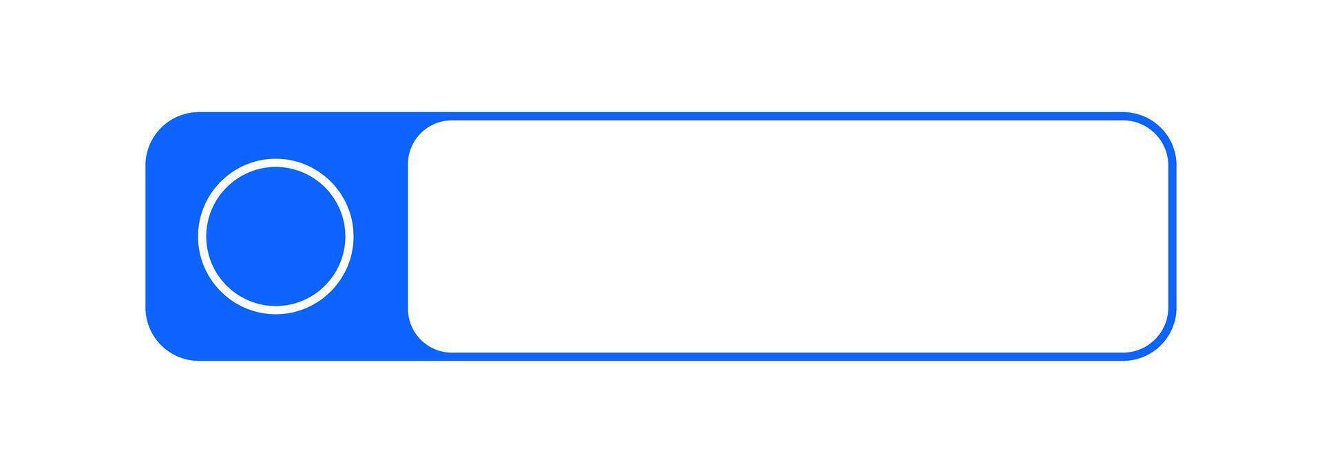 Futuristic lower third interface illustration. overlay element. Colorful rectangle shape. vector