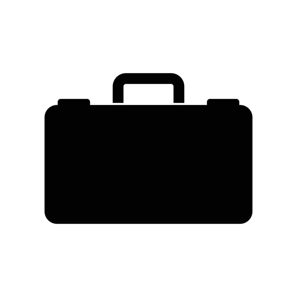suitcase icon template illustration design vector