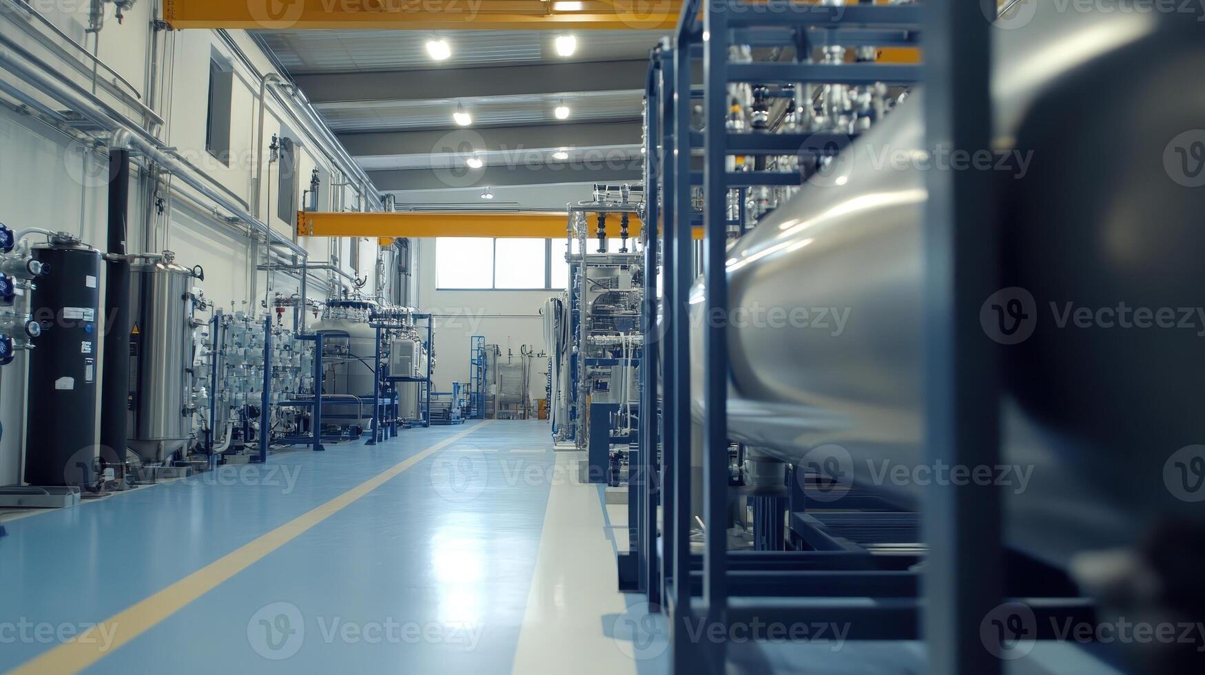 Industrial facility showcasing equipment and pipelines for processing or manufacturing photo