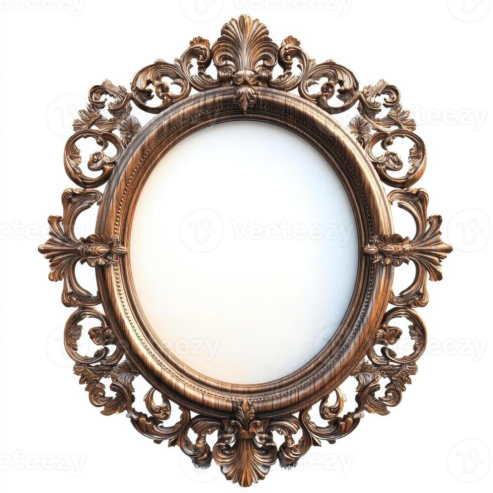 Ornate vintage frame with intricate detailing, designed for displaying photographs or art photo