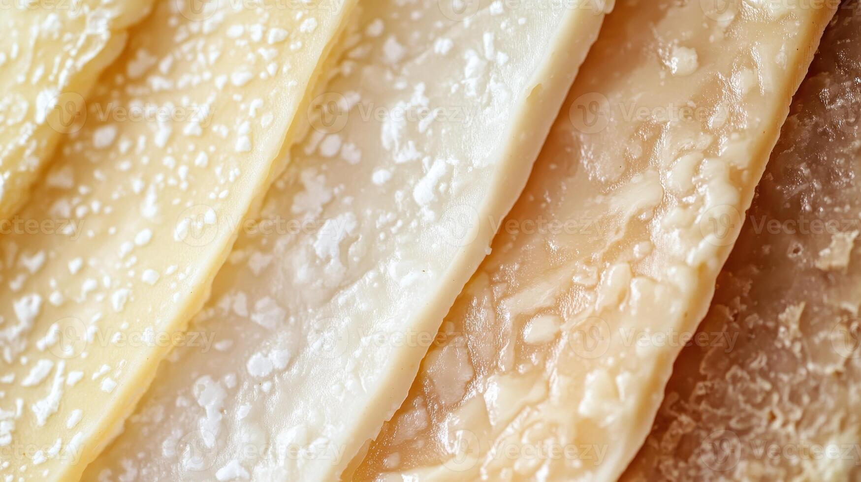 A close-up of layered confections showcasing different textures and colors. photo