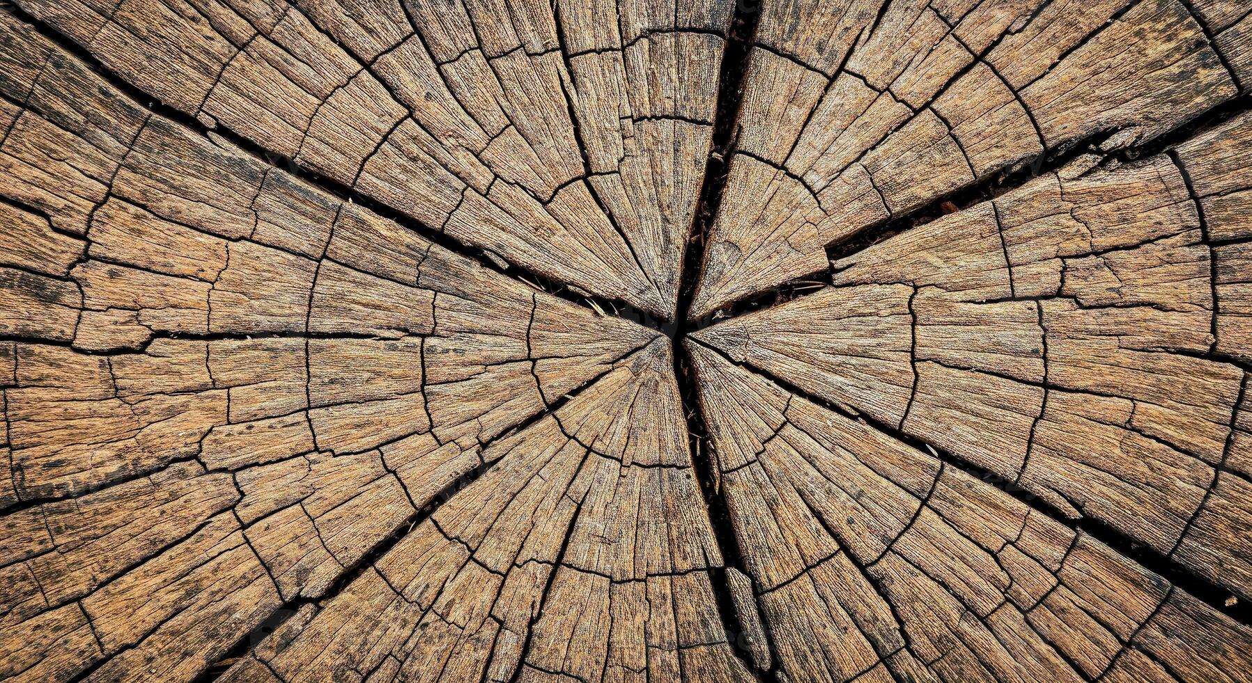 Contorted Yew Wood Base with Deformed Rings and Organic Cracks photo