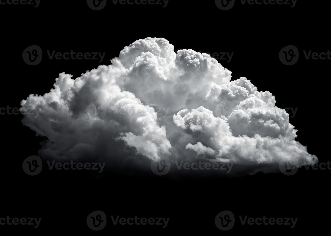 Cloud on a Black Background photo