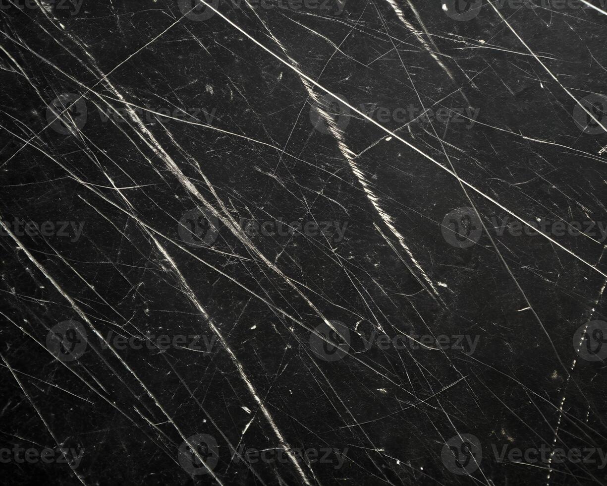 random scratch marks isolated on black background photo