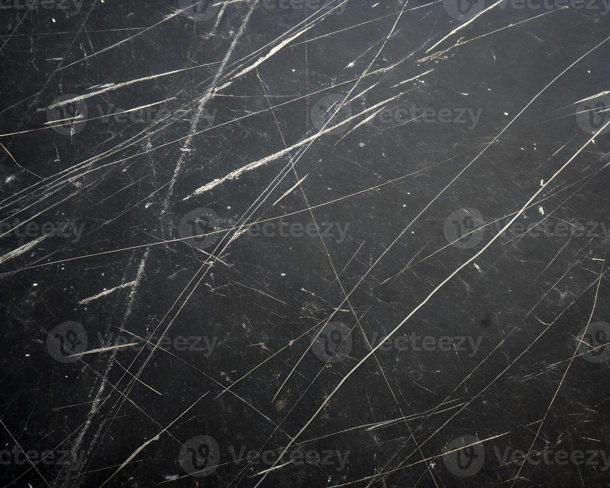random scratch marks isolated on black photo