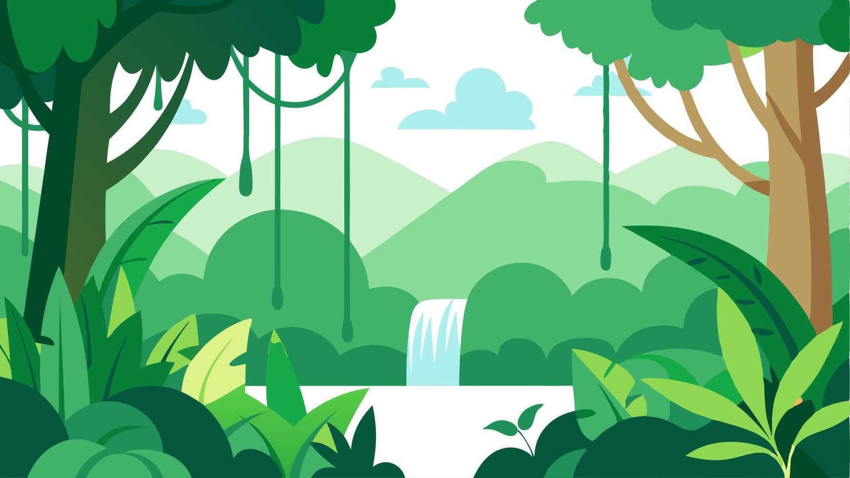 Meadow with Natural Brightness vector