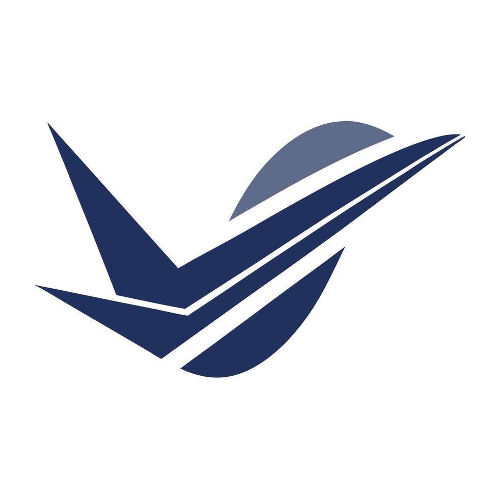Airplane Abstract Logo Design Flying With The Sun Illustration Graphic vector