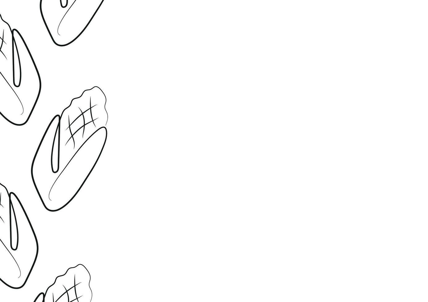 poster with a simple corn cob icon in line art style, for various designs and packaging vector
