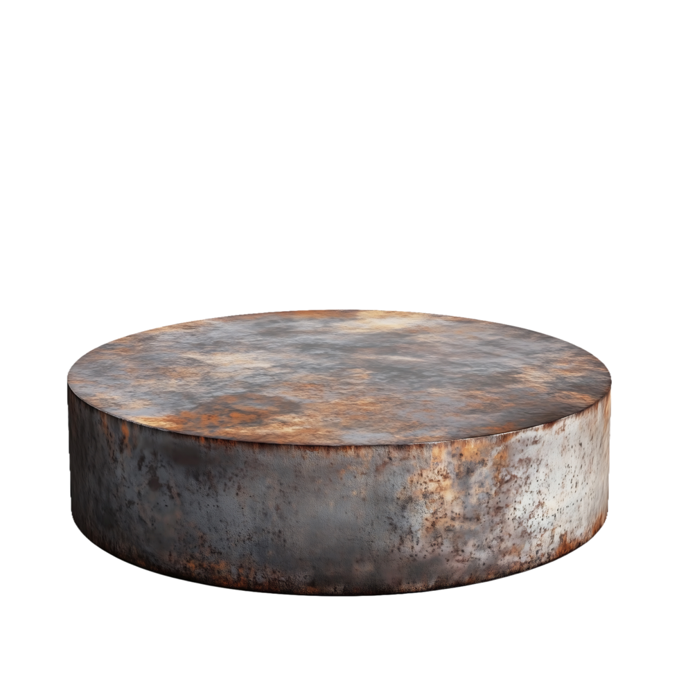 Faded Rust Metal Platform Industrial Texture Prop png
