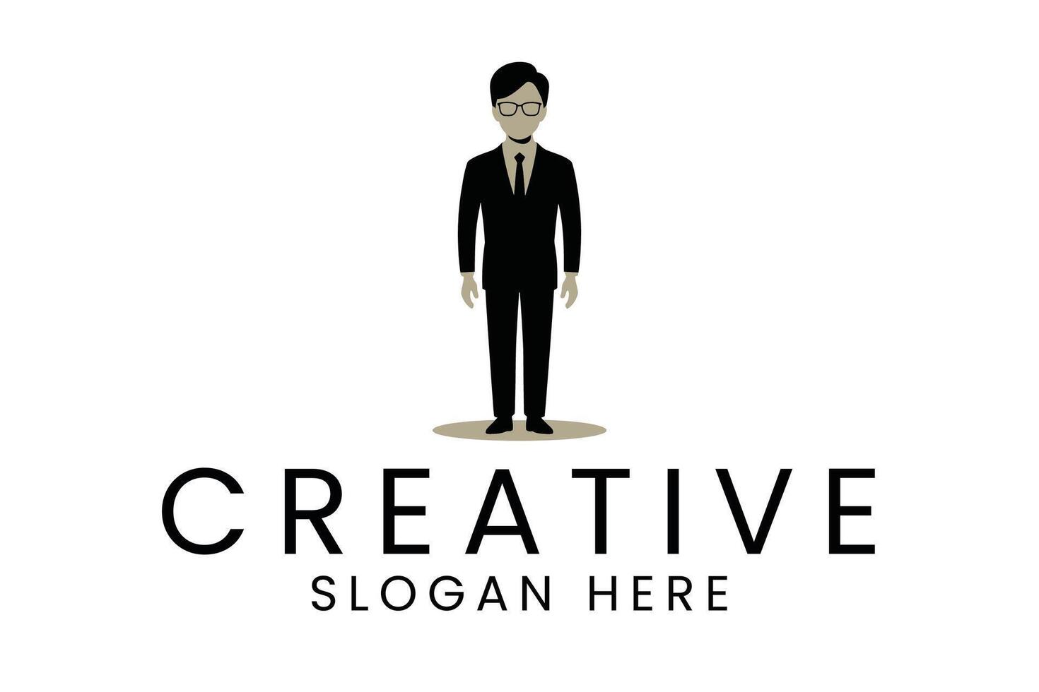Business man template for company corporate identity and branding use vector