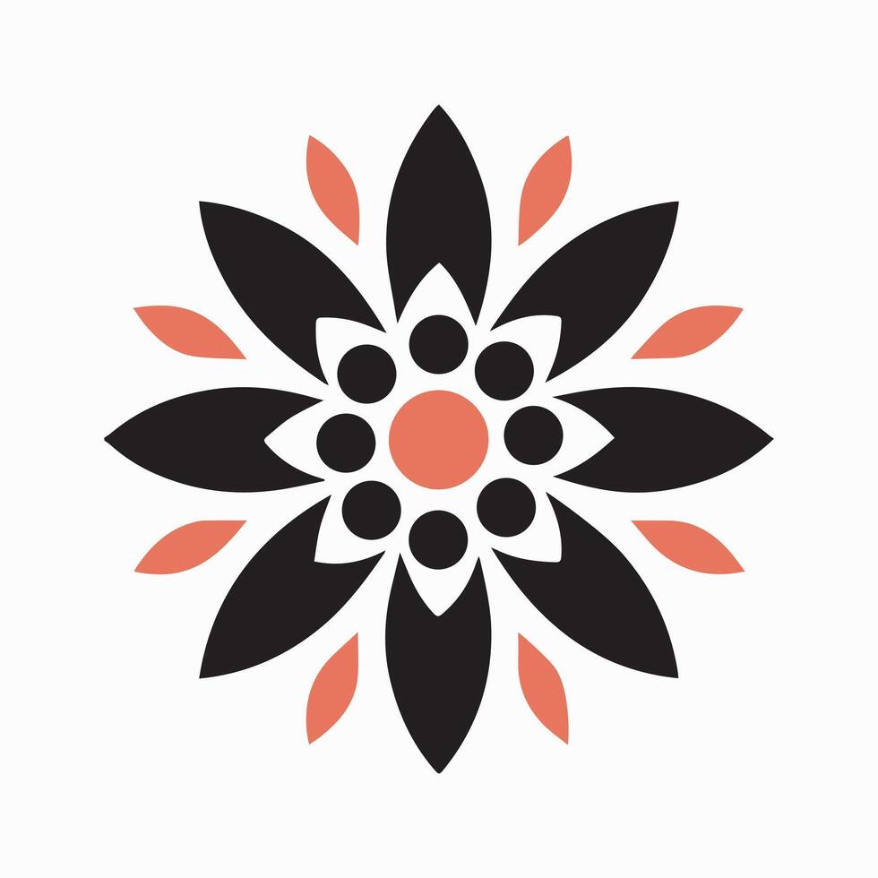 Hand-Drawn Colorful Flowers with Elegant Details vector