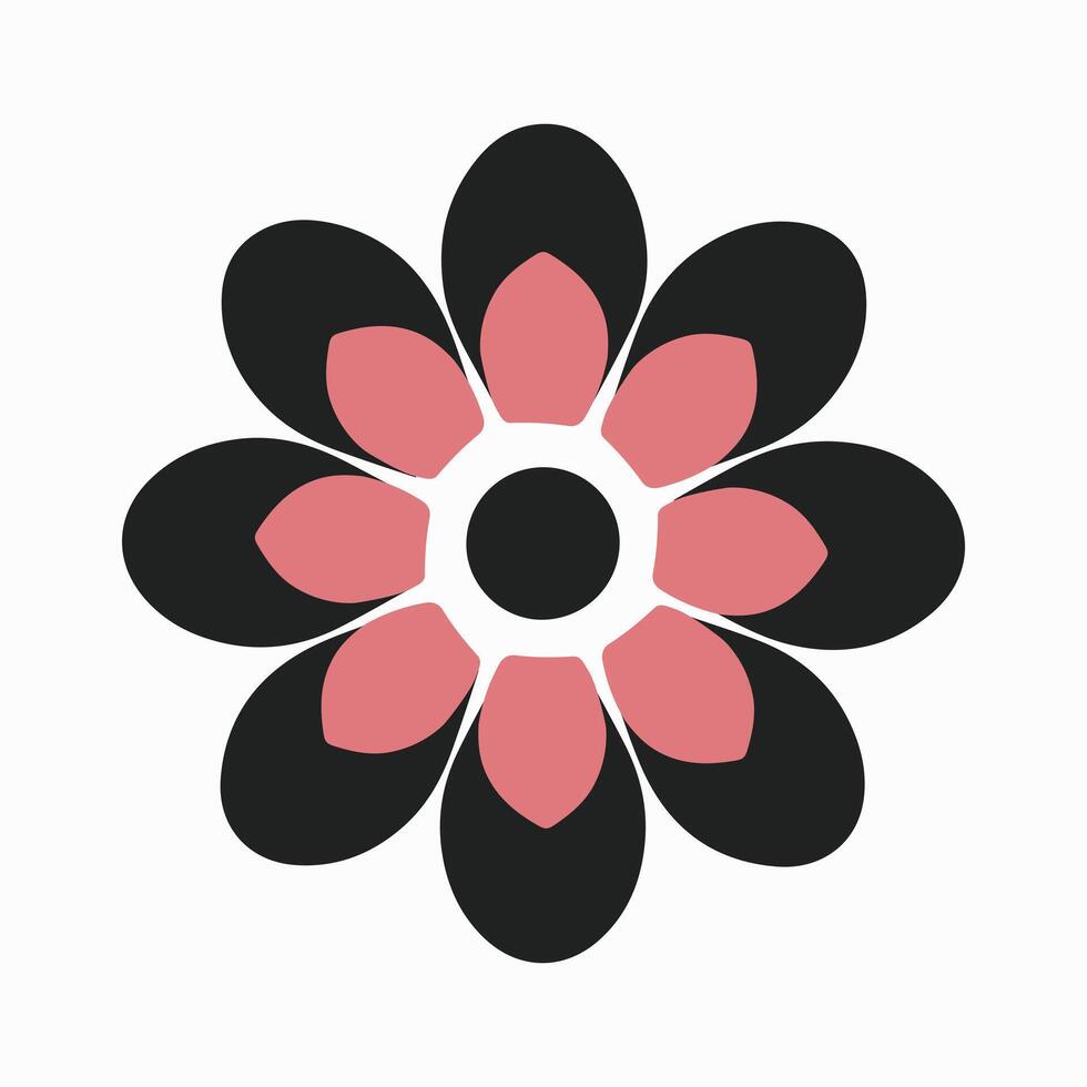 Elegant Colorful Flower Artwork for Creative Design Use vector