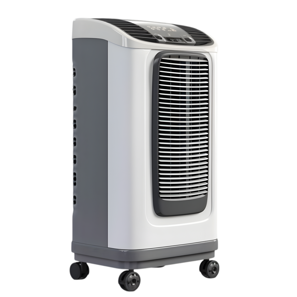 air purifier on wheels, transparent background png