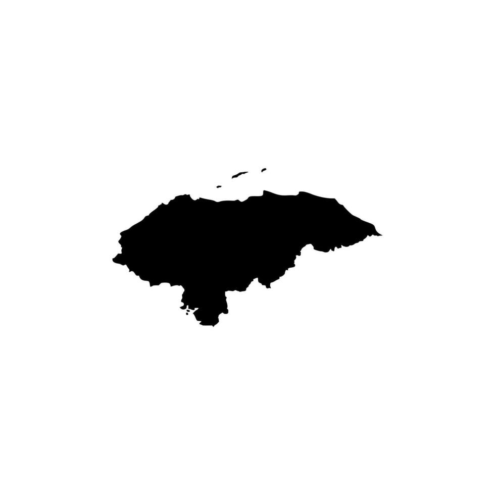 Honduras map icon stock Image. vector