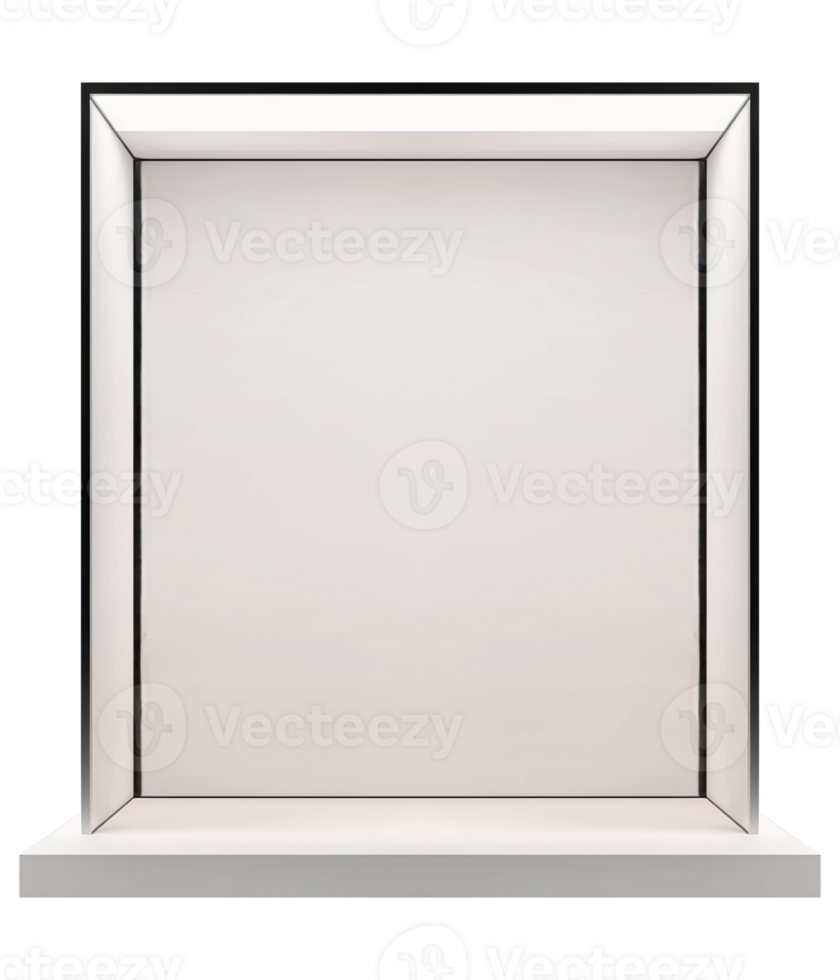 White Booth Exhibition Background Backdrop for Showcase Product Display Event png