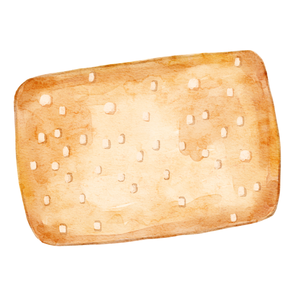 Watercolor Butter Cookies with white sugar png