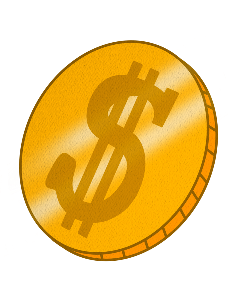gold peso coin png