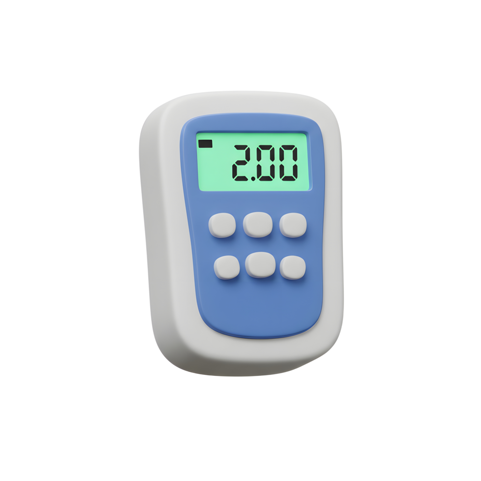 Digital Handheld Device Displaying 2000 Simple 3D Model png