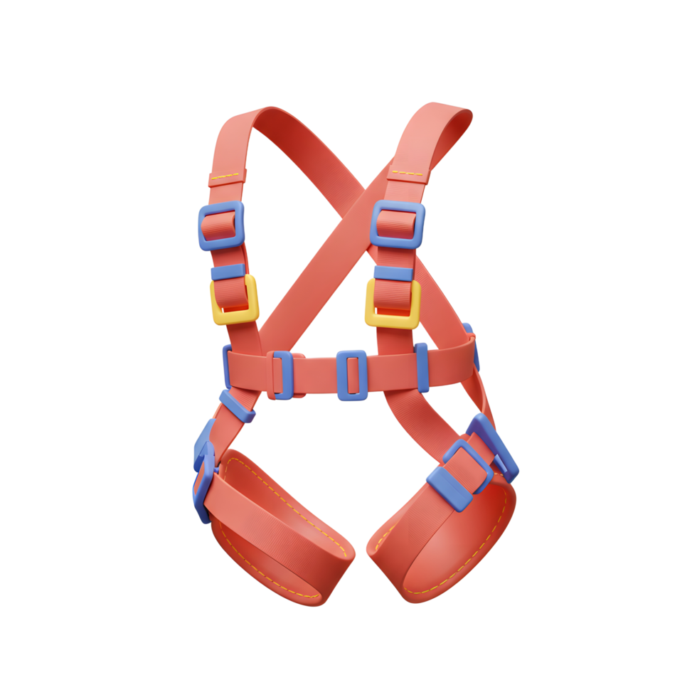 Colorful Child Safety Harness Colorful Straps Buckles Design png