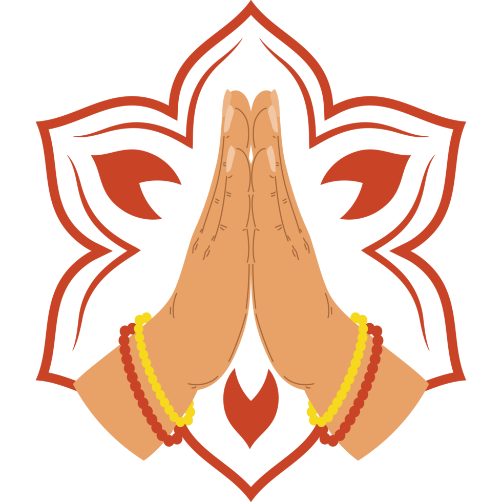 indian welcome namaste hands png