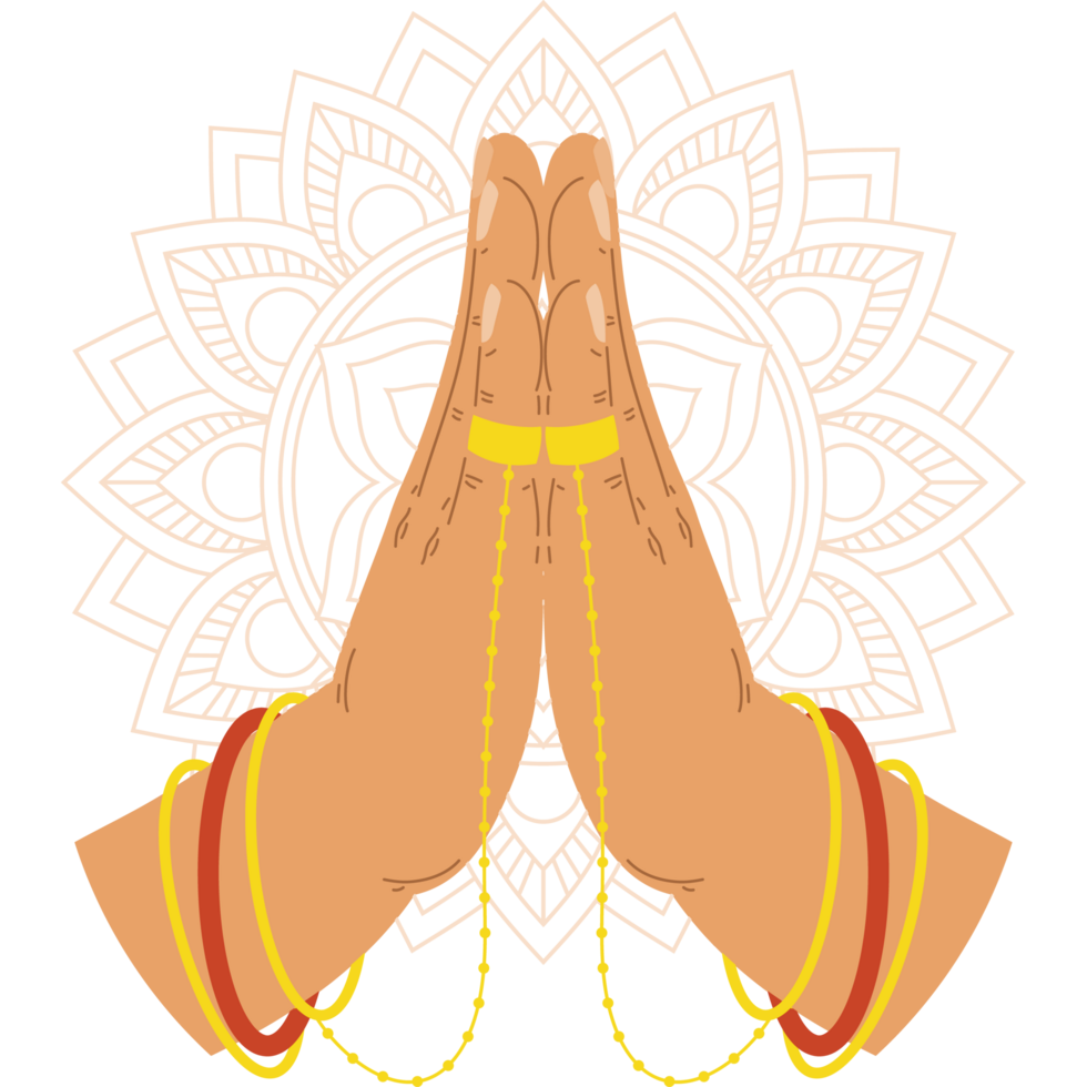 namaste hands gesture png