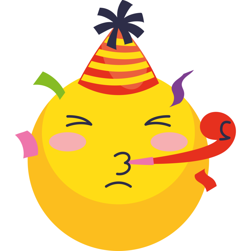 birthday emoji happy face png