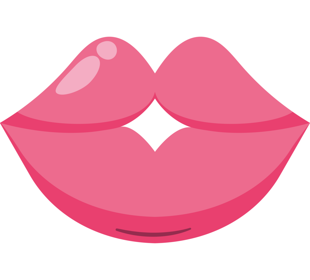 pink lips girl power png