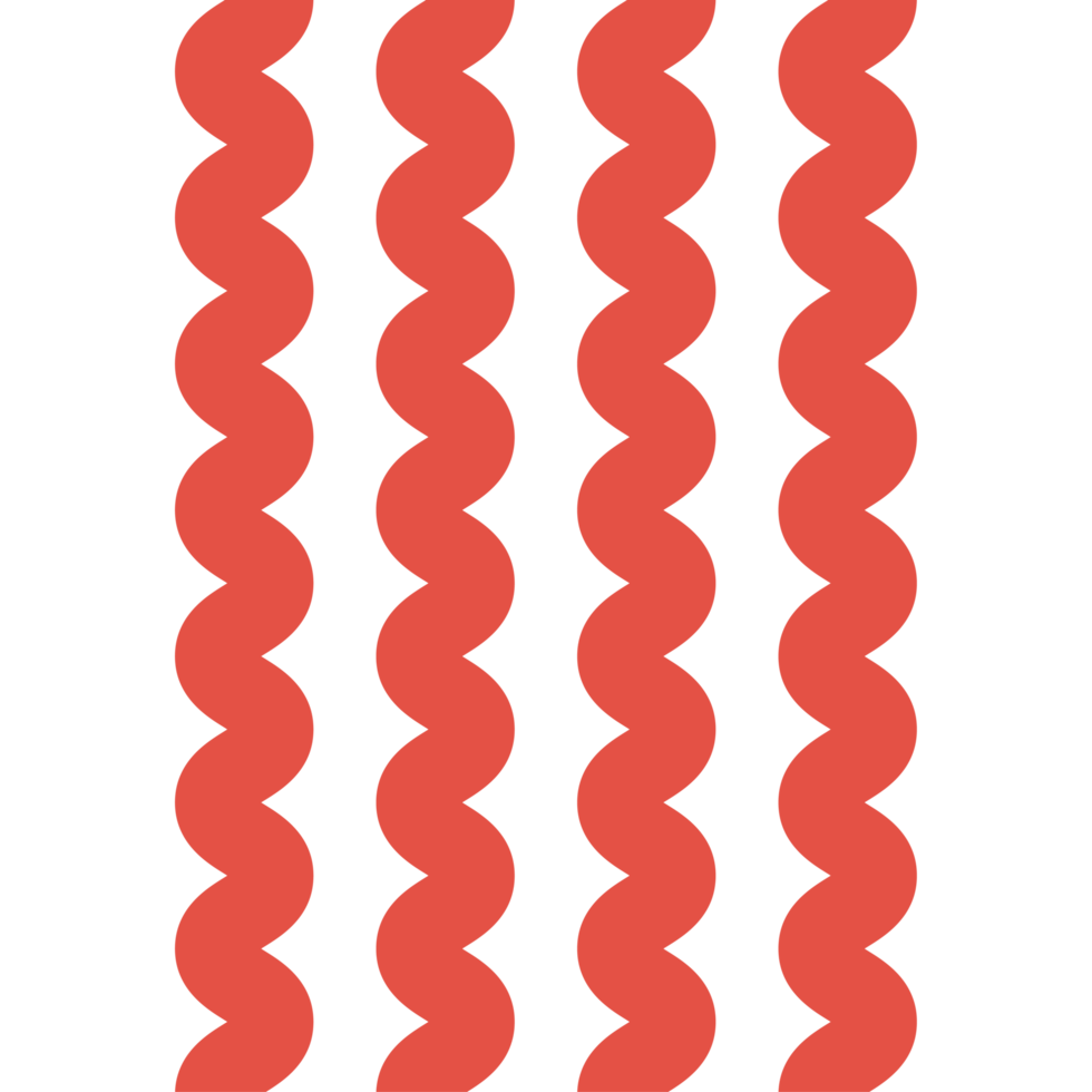 red swirl lines geometric shape png