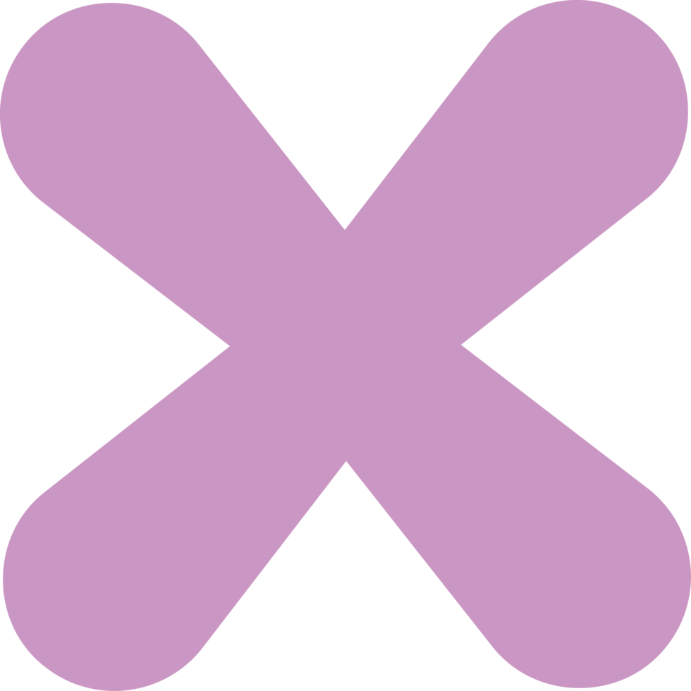 pink letter x geometric shape png