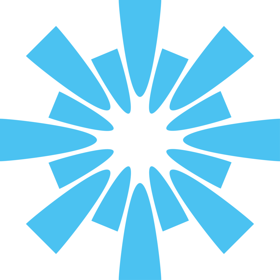 blue abstract geometric shape png