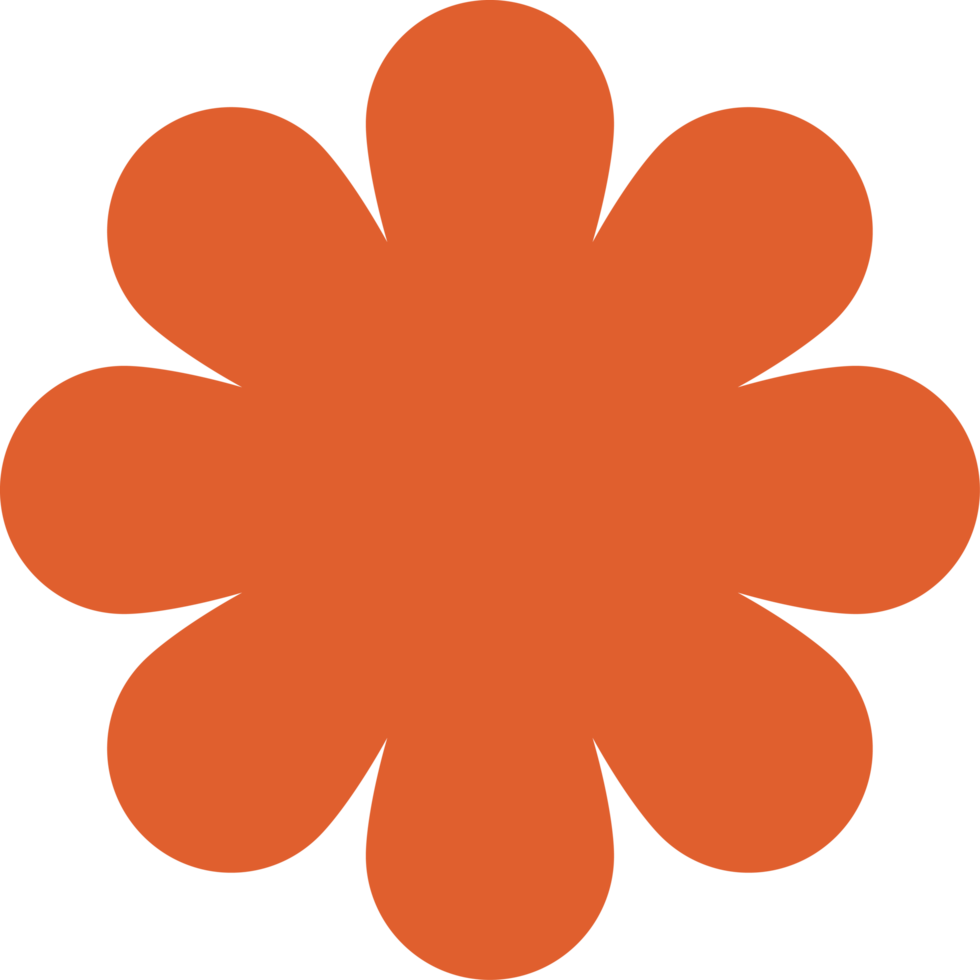 flower petals geometric shape png