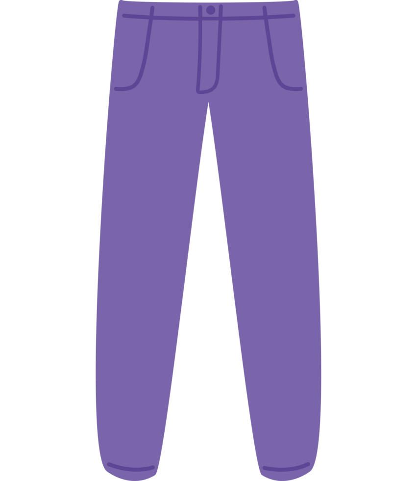 spring clothes purple pants png