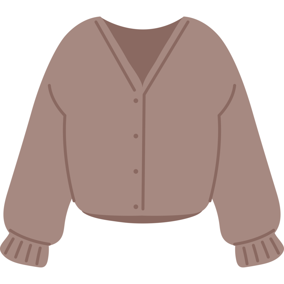 spring clothes brown sweater png
