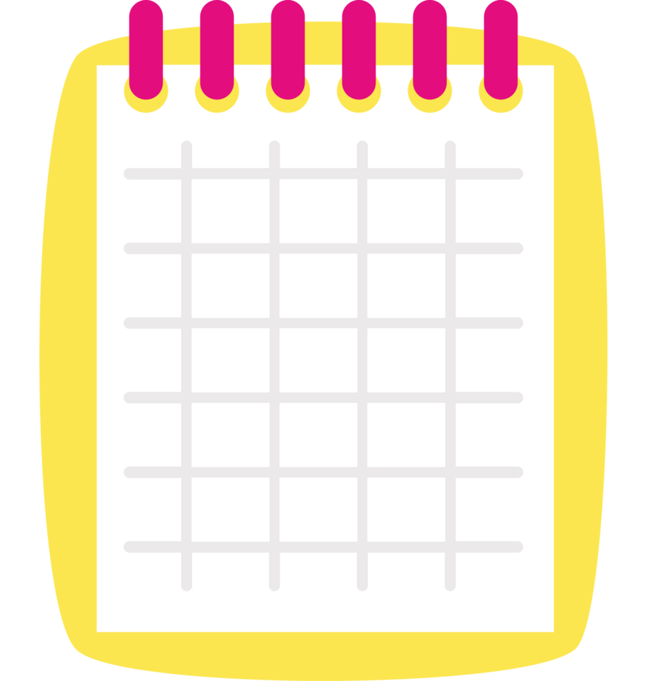 notepad office supplies png
